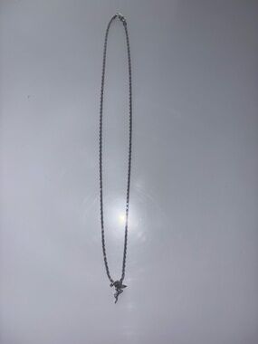 Kay Jewelers .925 Sterling Silver Fairy Pendant Necklace